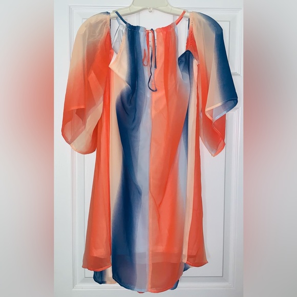 NWT ENTRO FERRIS WHEEL 🎡 COLD SHOULDER DRESS, Sz.S, BNWT - Picture 6 of 7